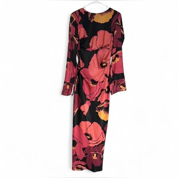 Floral Long Sleeve Maxi Dress - Picture 2 of 4